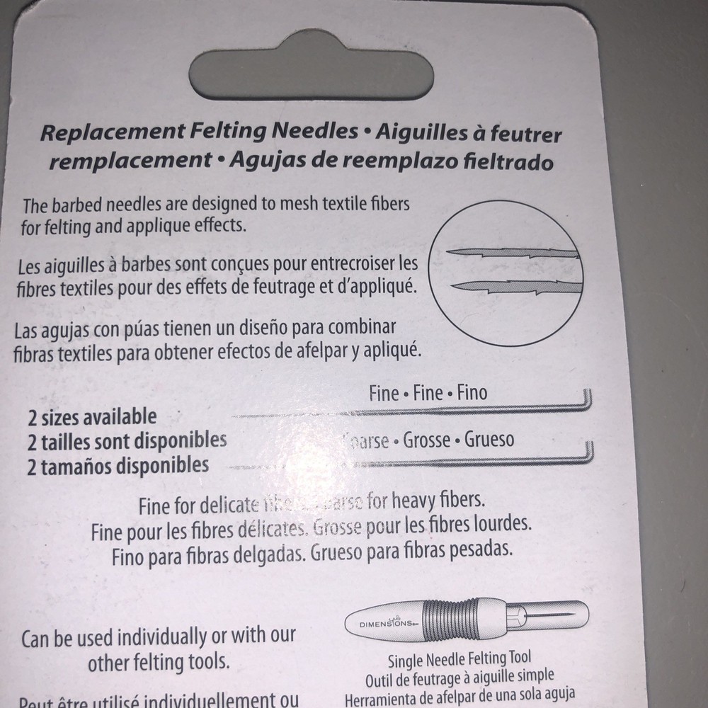 Feltworks Replacement Felting Needles 6/Pkg