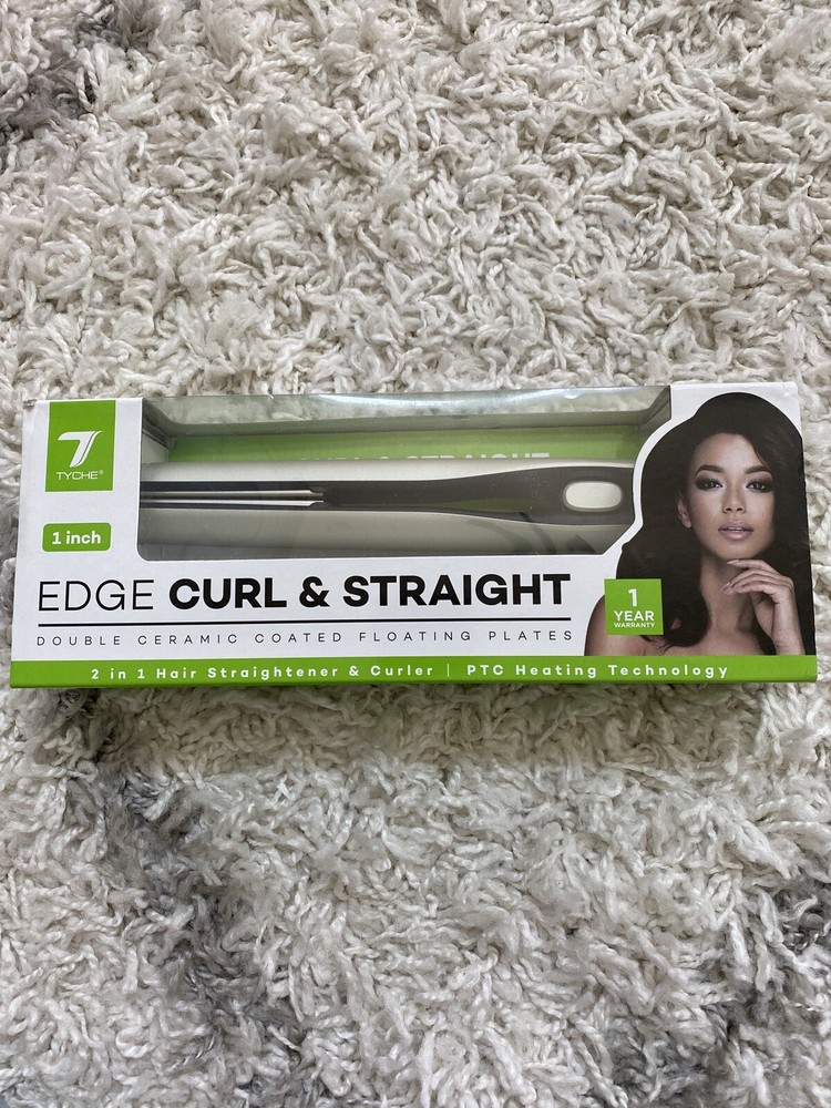 1 Inch Edge Curl & Straighten - Double Ceramic Coated Floating Plates - NEW