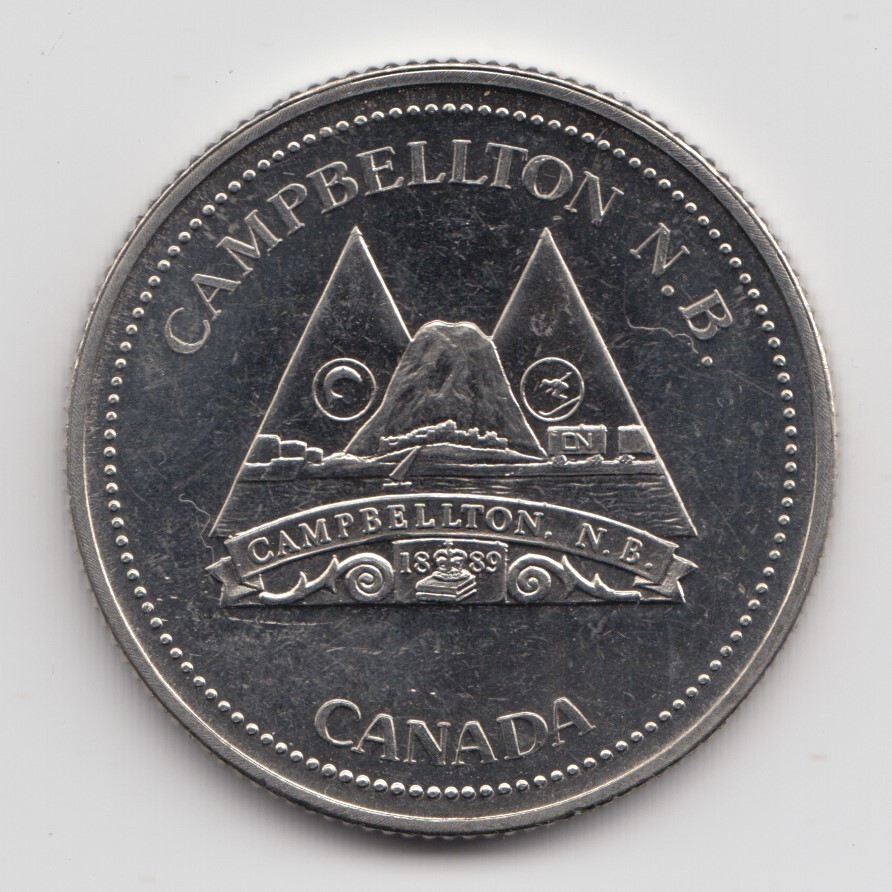 1982 Campbellton NB New Brunswick Trade Dollar Token Canada