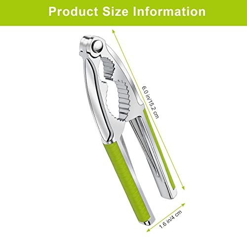 2 Pack Walnut Cracker Tools, Heavy Duty Nut Crackers for Walnuts Pistachio