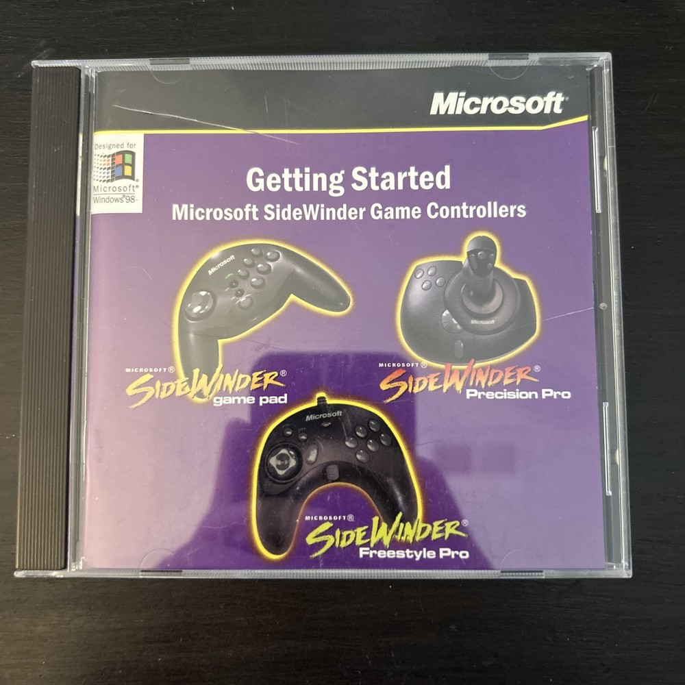 Microsoft Sidewinder: Game Device Profiler (CD-Rom, 1996)