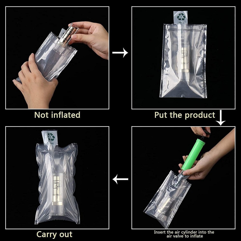 Packaging Air Bags,Clear Plastic Inflatable Air Packaging Protector Bag with ...