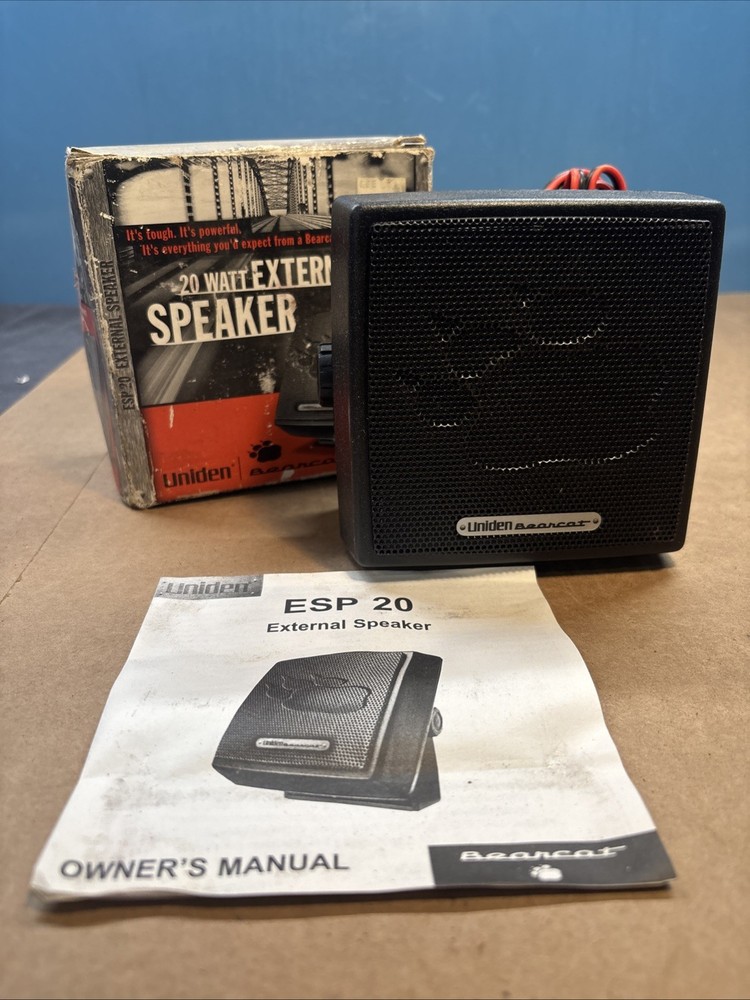 NEW Uniden Bearcat ESP 20 External Speaker