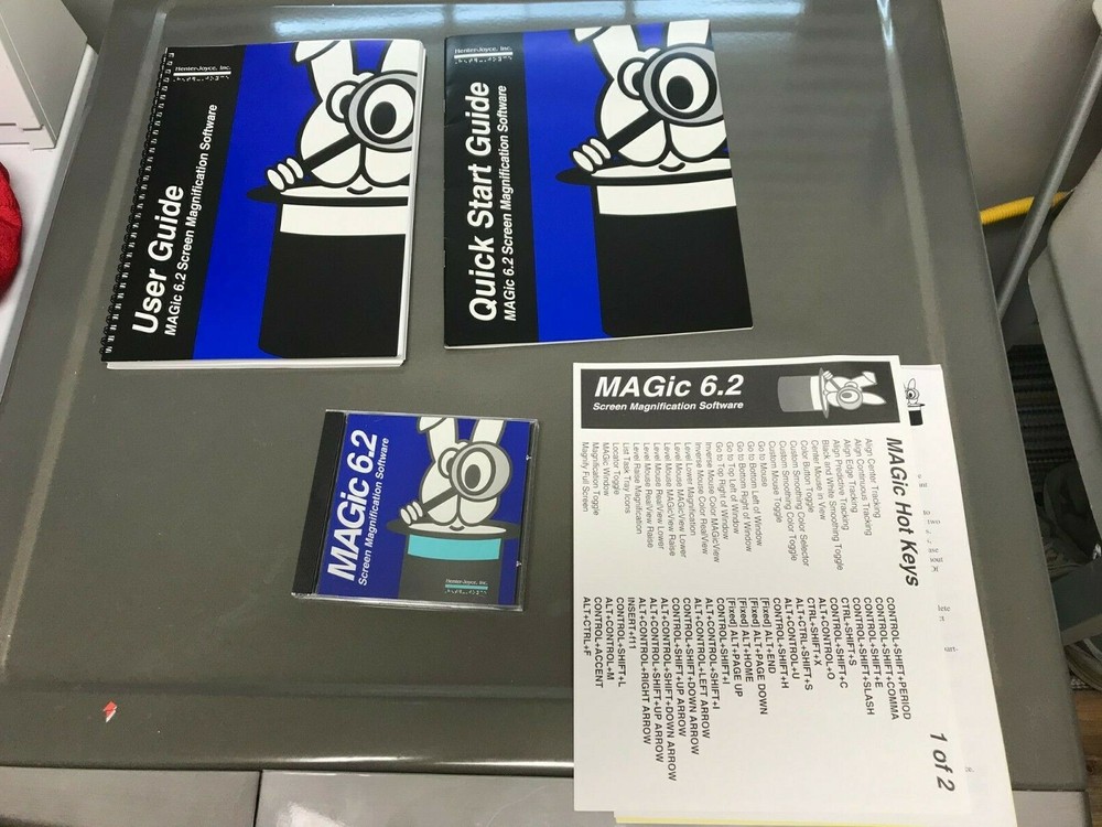 Magic 6.1 Screen Magnification Software  Vision Impaired Henter Joyce complete?