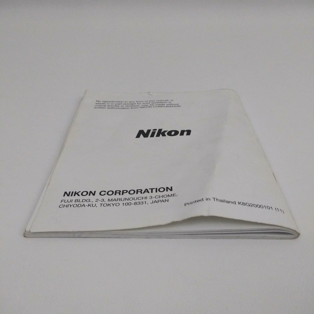 Nikon Pronea S Instruction Manual