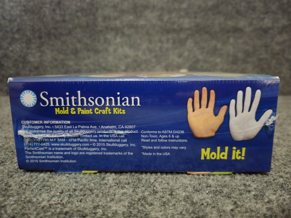 Smithsonian Mold & Paint Craft Kits Mold Your Own HAND