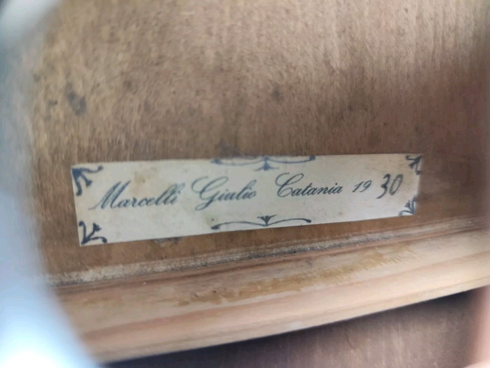 Marcelli 12 String Mandolin 4/4 July 1930 Catania ????????????????????????????????????