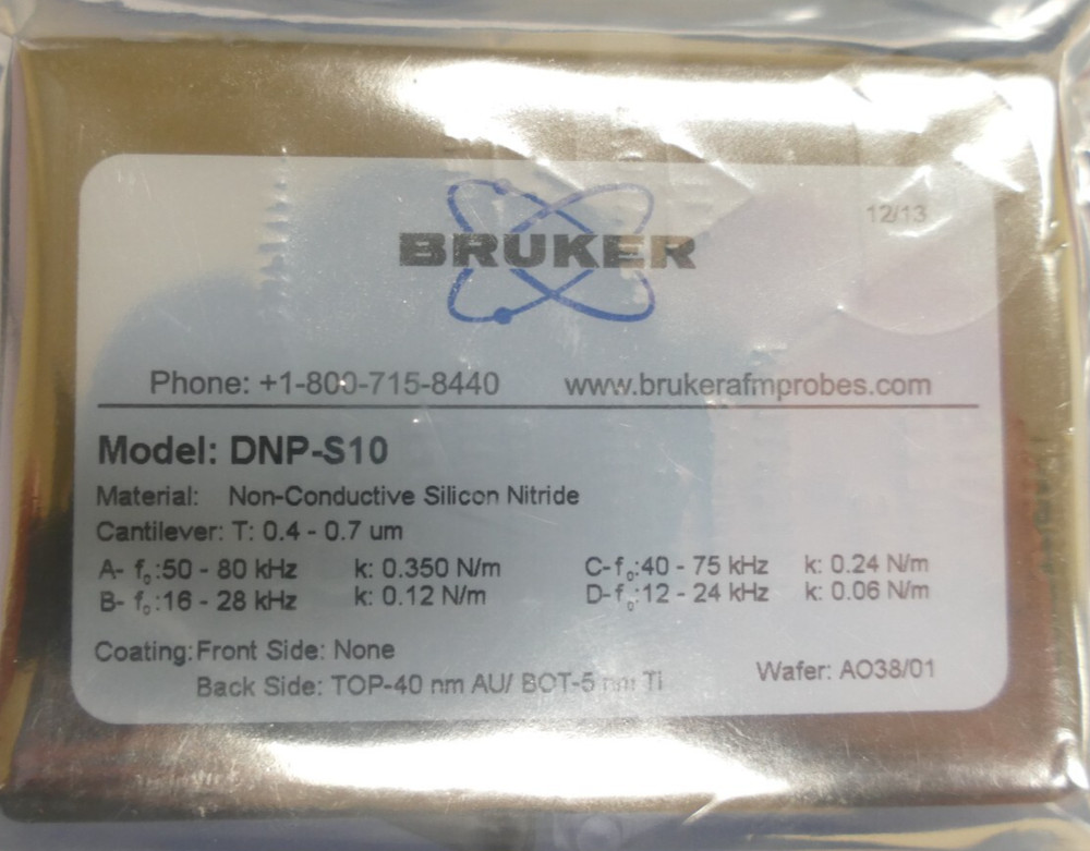 Bruker DNP-S10 Non-conductive Silicon Nitride probes
