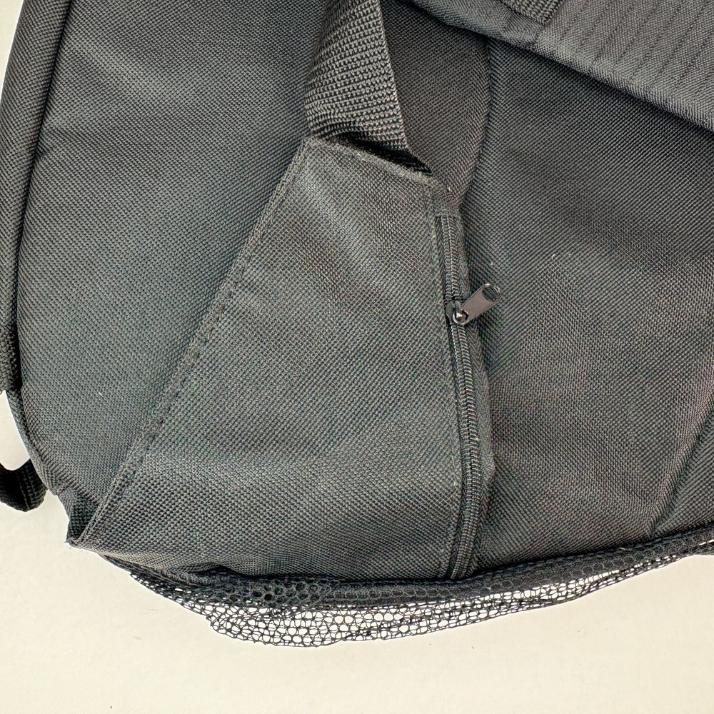 EUC Bushnell Black Canvas Shoulder Sling Backpack