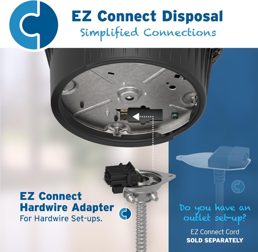 InSinkErator Power 1HP, 1 HP Garbage Disposal,Power Series EZ Connect Continuous