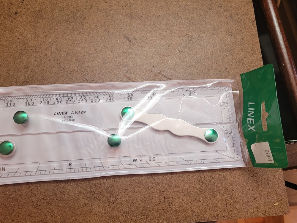 Linex A1612 M Parallel Ruler Acryl Denmark