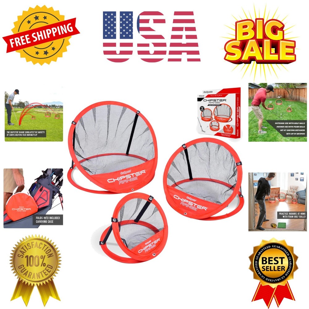 Chipster Golf Chipping Pop Up Practice Net, Practice & Improve Your Short Game