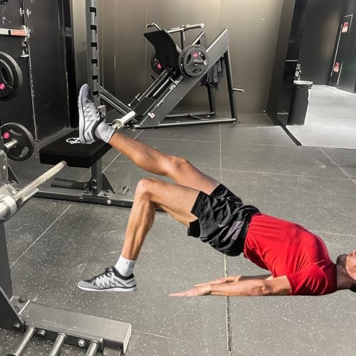 Turns Any Squat Rack into Hip Thrust Machine Hip Thrust Bench Back Pad Athletic