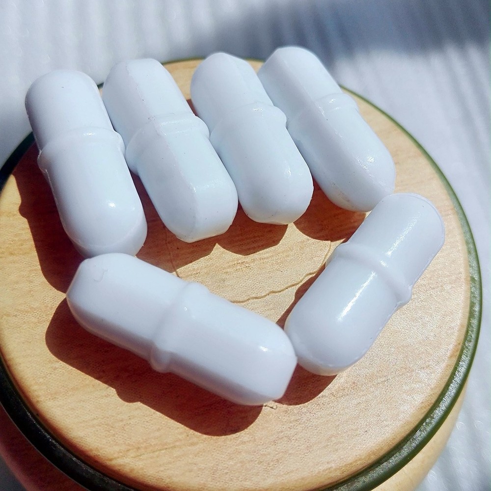 Laboratory Magnetic Stir Bars PTFE Stirrer Mixer White