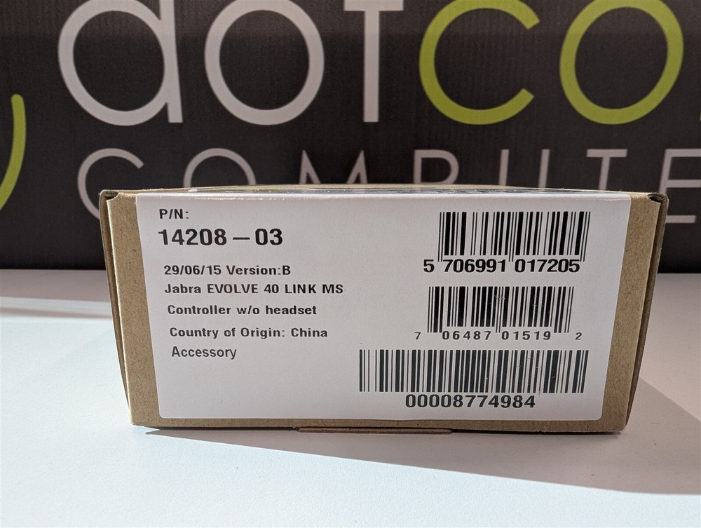 Jabra Evolve 40 Link MS Controller 14208-03 USB-A Brand New