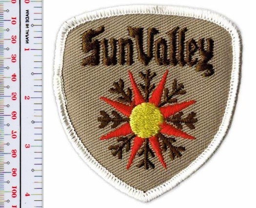 Skiing Ski Sun Valley Patch NO TARIFF