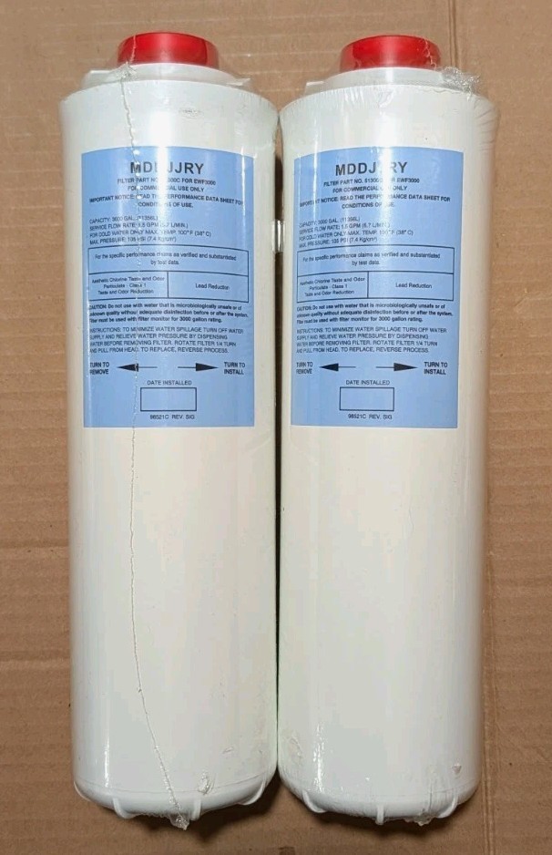 2 Pack Elkay 51300C WaterSentry Plus Water Filter Replacement For EWF3000