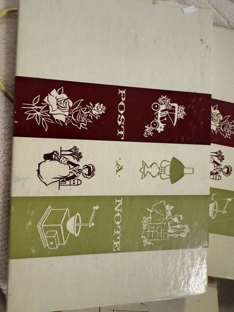 6- VINTAGE BOXES OF POST A NOTE CARDS
