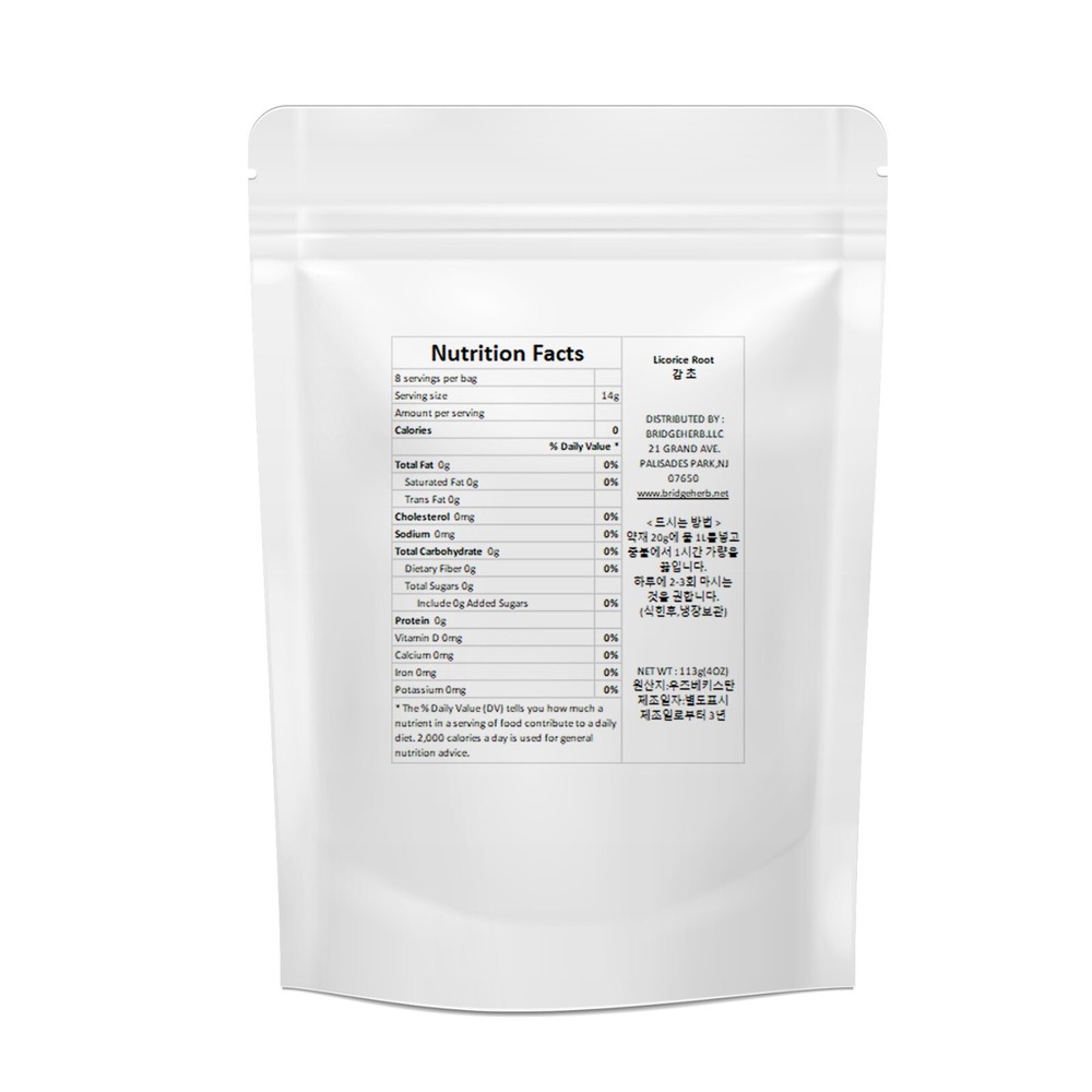 (Medicinal Korean Herb) 감초 (Licorice Root)(4oz/113g)