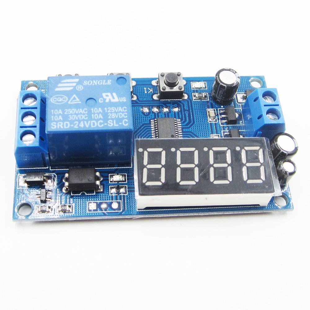 DC 24V High Performance Digital LED Delay Timer Module Switch Control Relay