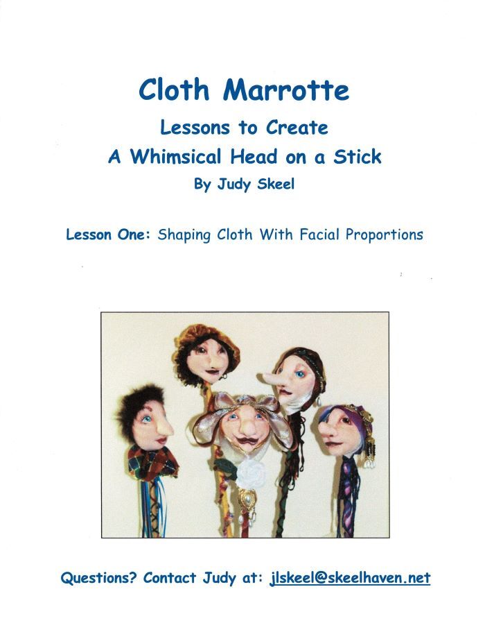 "Cloth Doll Marrotte" CD Tutorial - Four Lessons by Judy Skeel