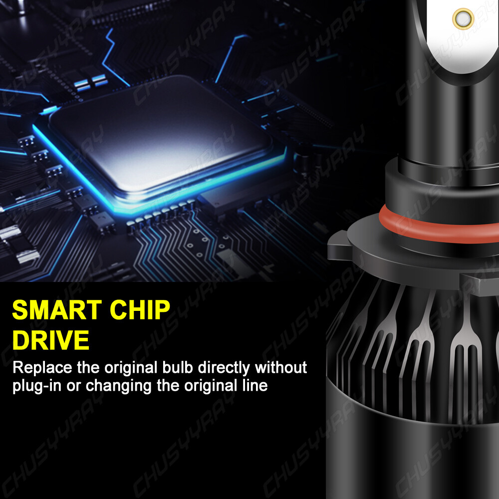 For Lincoln MKX 2007-2010 -6X LED Headlight High/lo Beam + Fog Light Bulbs Combo