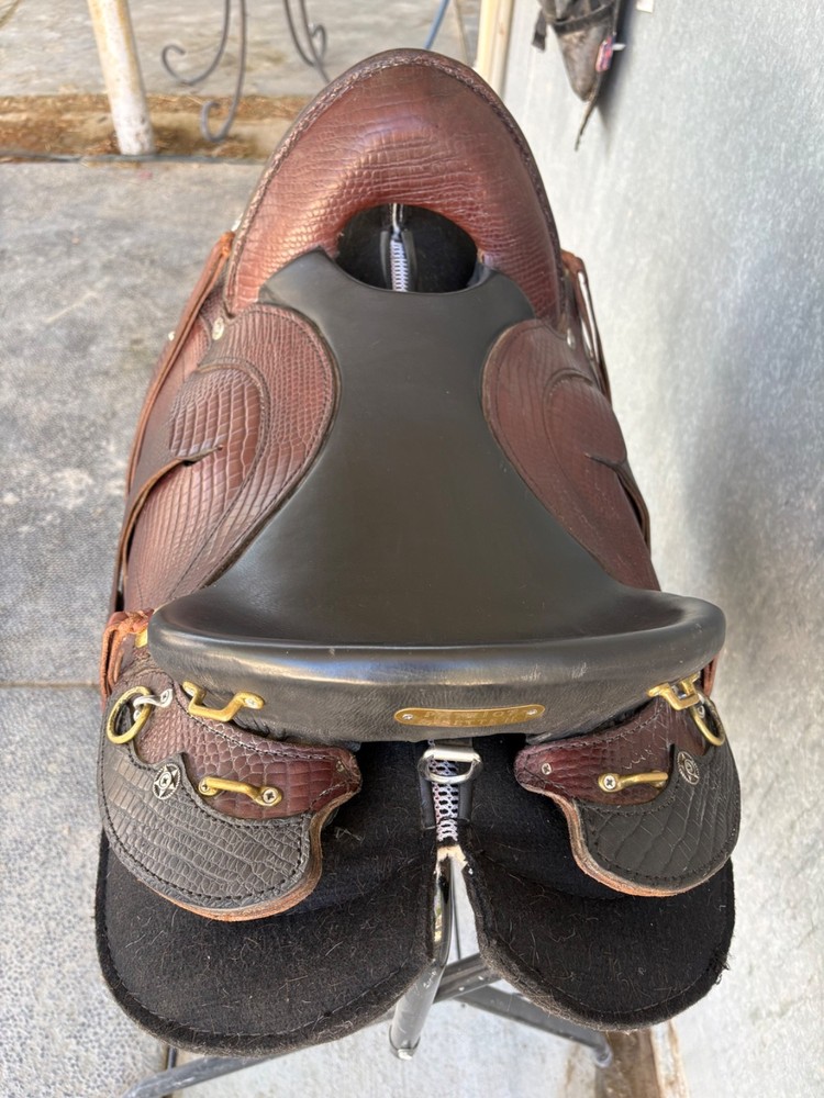 Len Brown Black Mesa Patriot Saddle & Protector Pad