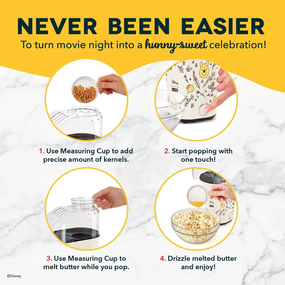 Disney Dash Popcorn Maker Winnie the Pooh