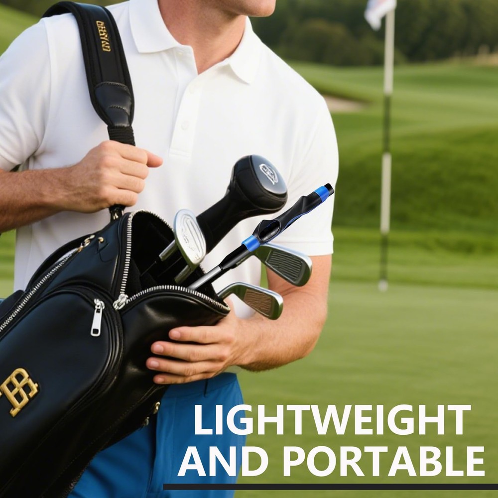 Golf Grip Trainer & Swing Training Aid – Correct Hand Positioning, Blue