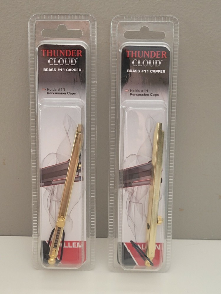 ( 2 ) ALLEN THUNDER CLOUD BRASS #11 CAPPER ( NEW )