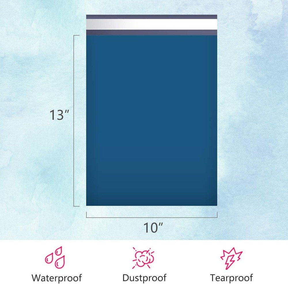 Convenient 10x13 Navy Blue Shipping Bags 200 Pack - Time-Saving Solution