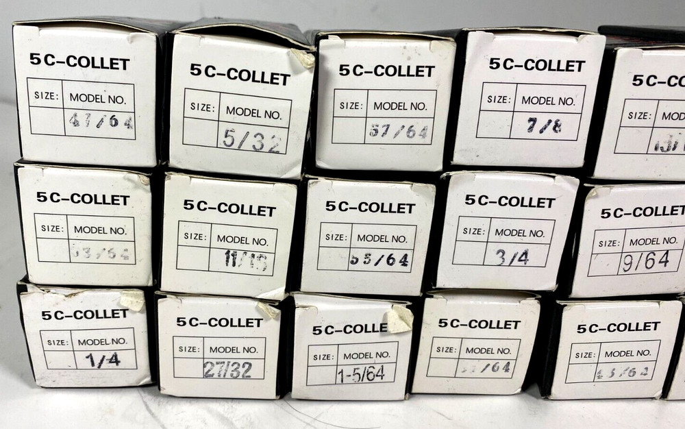 *MIXED LOT OF 24* 5C-Collet - Various Models & Sizes