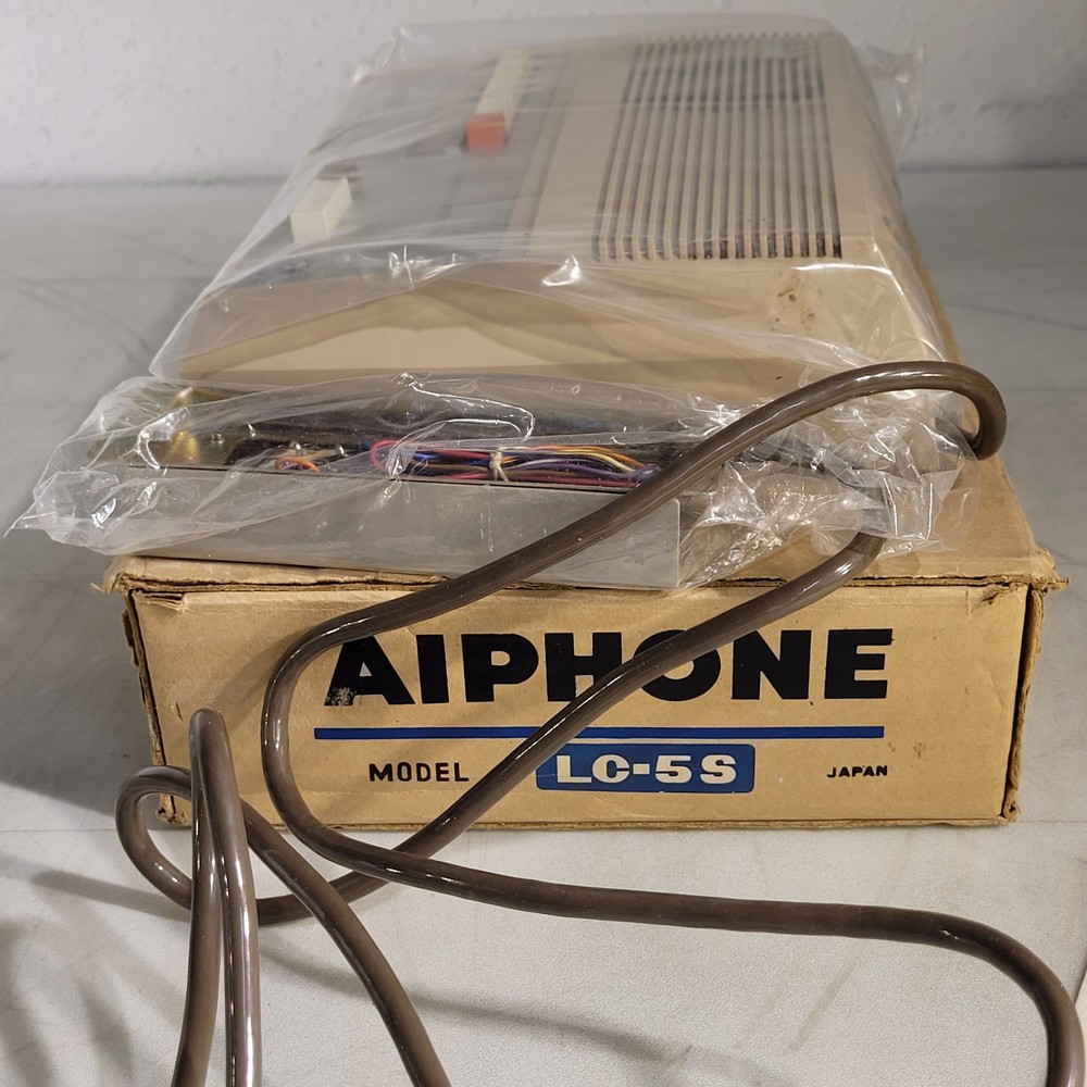 Vintage Aiphone LC-5S Loudspeaker Intercom System Microphone Transistor Speaker