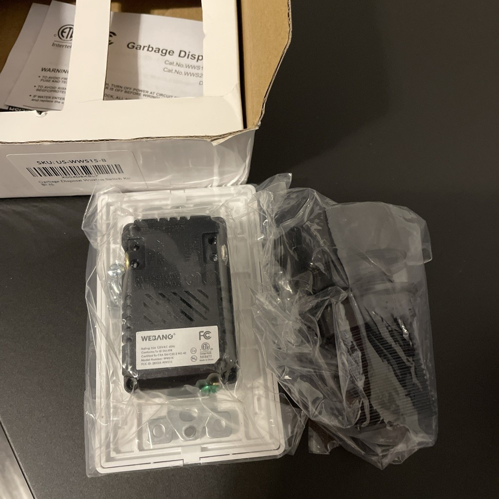 Garbage Disposal Air Switch Kit Wireless Sink Top Button