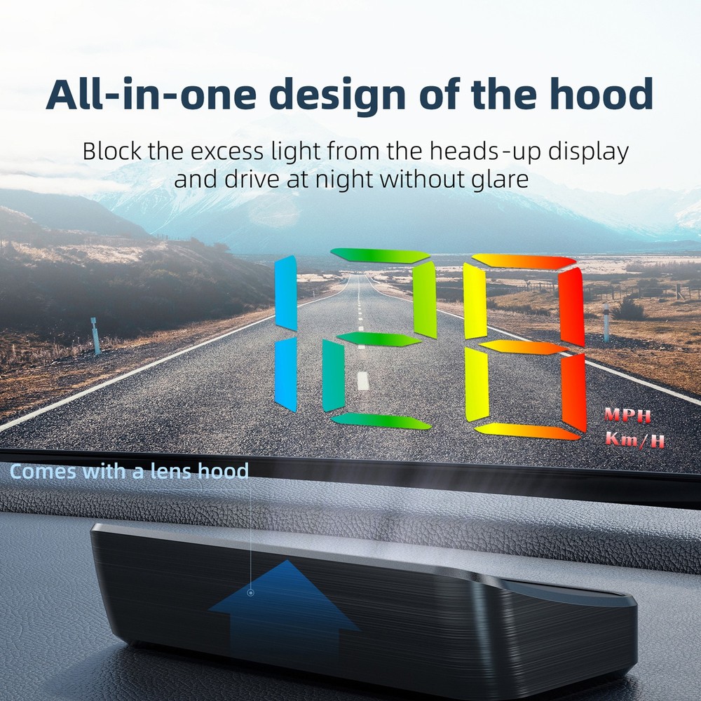 Heads-Up Display Car Digital Speedometer Windshield Projector With Speed SZKC