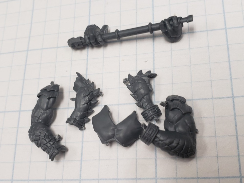 Warhammer Seraphon ARMORY Bits Kroxigor Arms w Weapon Handle Set AR68