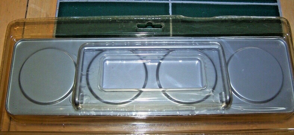 Accessory Organizer - Office - 4 containers - SILVER - Clever Cubicles - NEW!