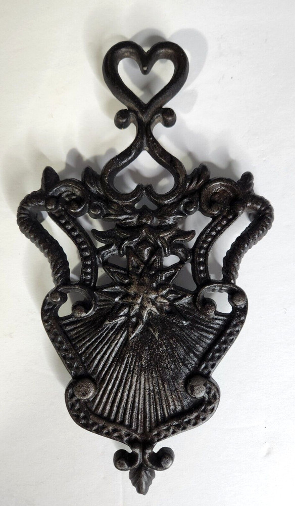2 Vintage Cast Iron Trivets
