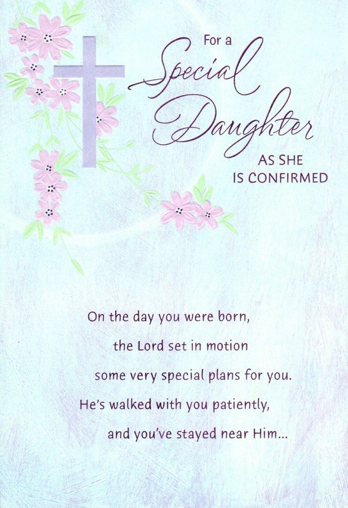 Congratulations Special Daughter Confirmation Confirmed Theme Hallmark Card