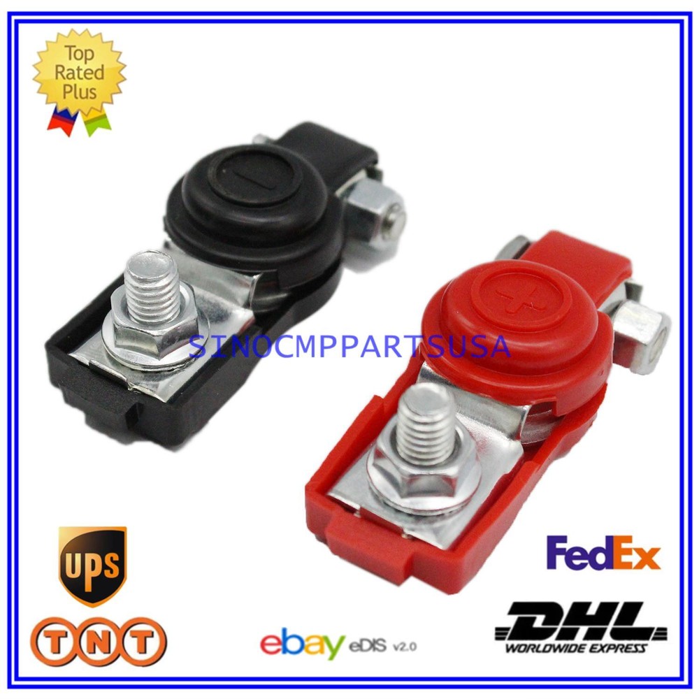 2pcs 12V/24V Auto Car Battery Terminal Connector Battery Quick Release