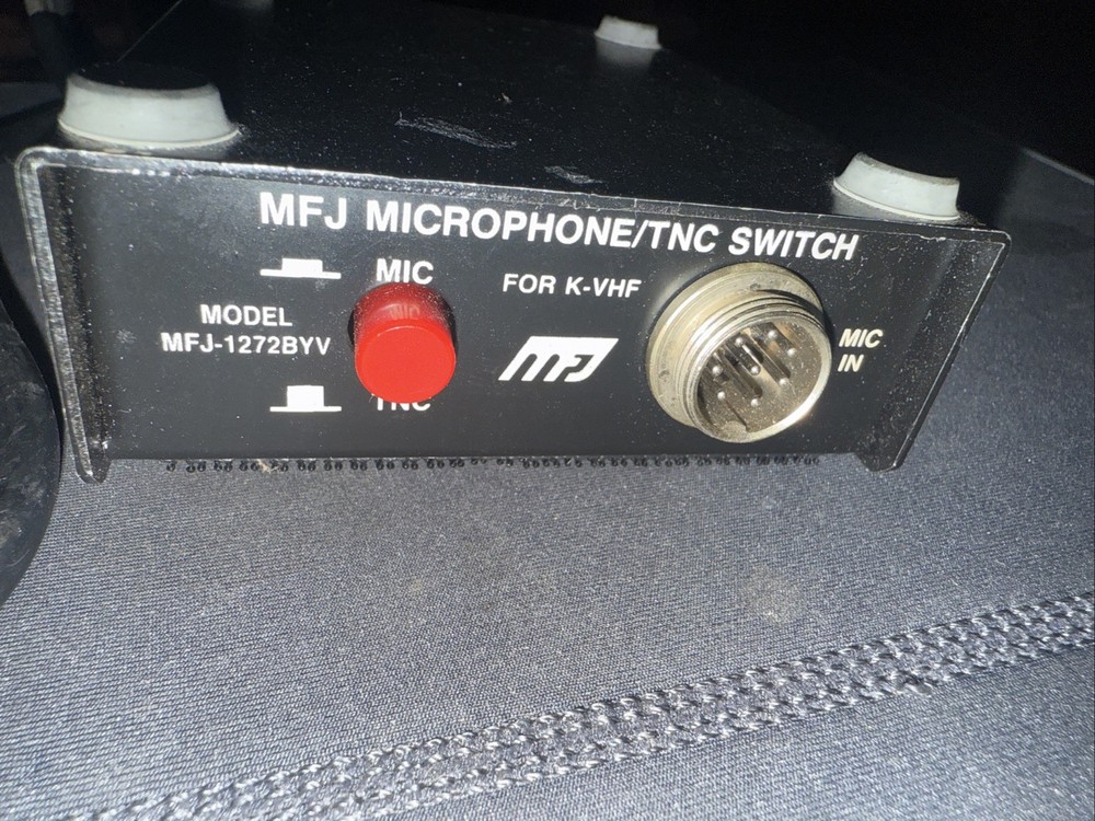 MFJ-1272BYV For Microphone/TNC Switch USED