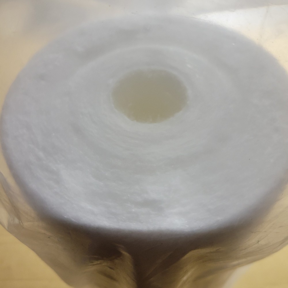 (2) GE Aquatrex Filter LD01-20 Cartridge 01 Micron 20” Polypropylene 4.5" Dia.