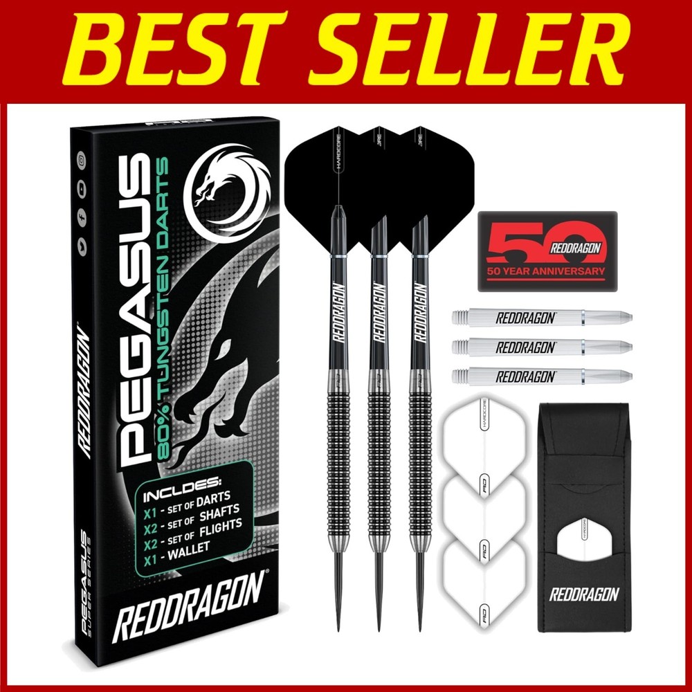 Professional Black Tungsten Darts - 24g