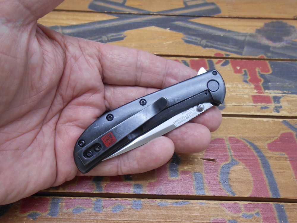 Kershaw Al Mar 2335 Pocket Knife Frame Lock Plain Edge Blade