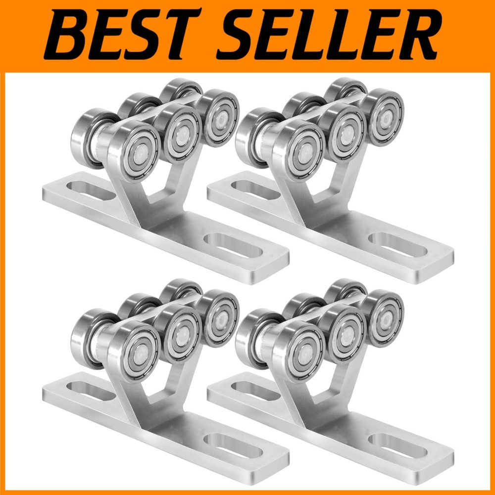 Versatile 6 Wheel Hoist Trolley for Smooth Movement - Silver