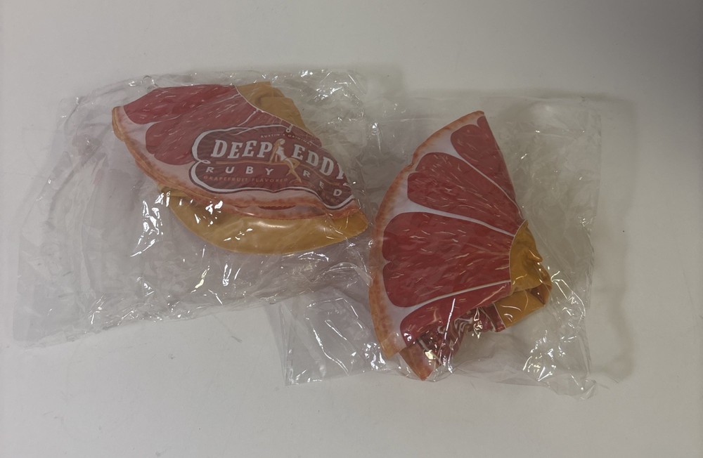 Deep Eddy Ruby Red Grapefruit Flavored Vodka Pool Drink Floats/ Set of 2 NEW