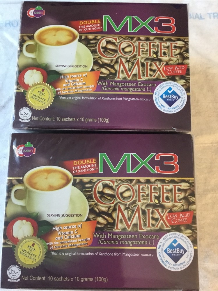 2 BOXES MX3 COFFEE HIGH SOURCE OF VIT C AND CALCIUM