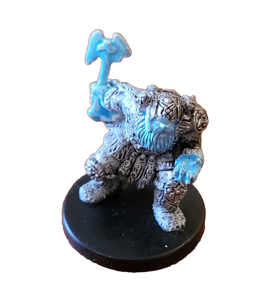Frost Dwarf - War Drums # 48 U - D&D Miniatures - No stat card.