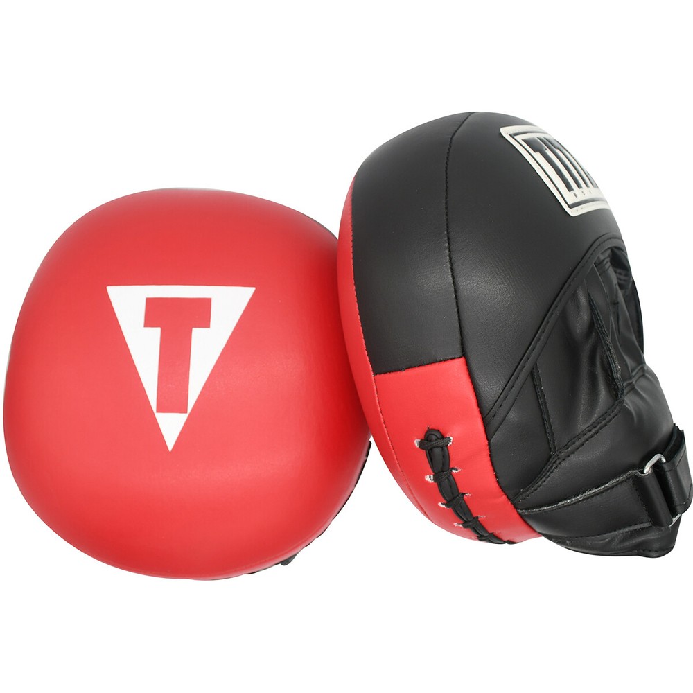 Title Boxing Double-Stuffed Jumbo Training Punch Mitts - Black/Red