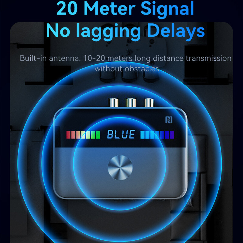 Long Range Bluetooth Transmitter Receiver Wireless Home Car Stereo Audio Adapter